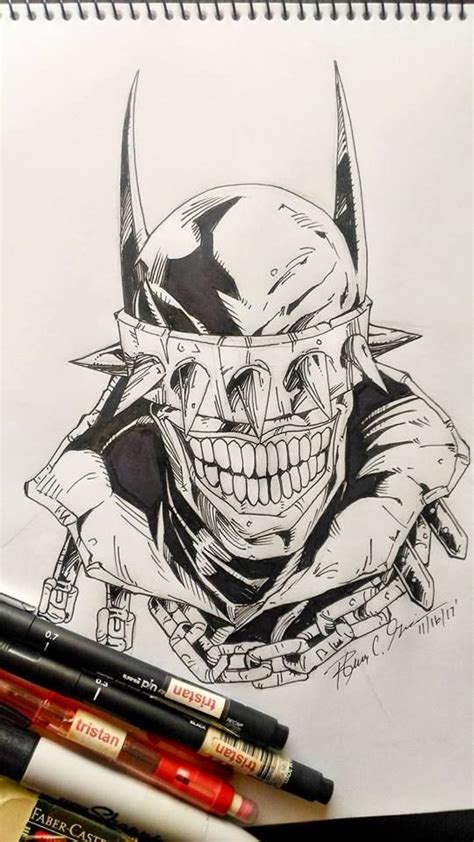 We've scoured the web to bring you 21+ amazing batman drawings for you. The Batman Who Laughs by tsart | Batman art drawing ...