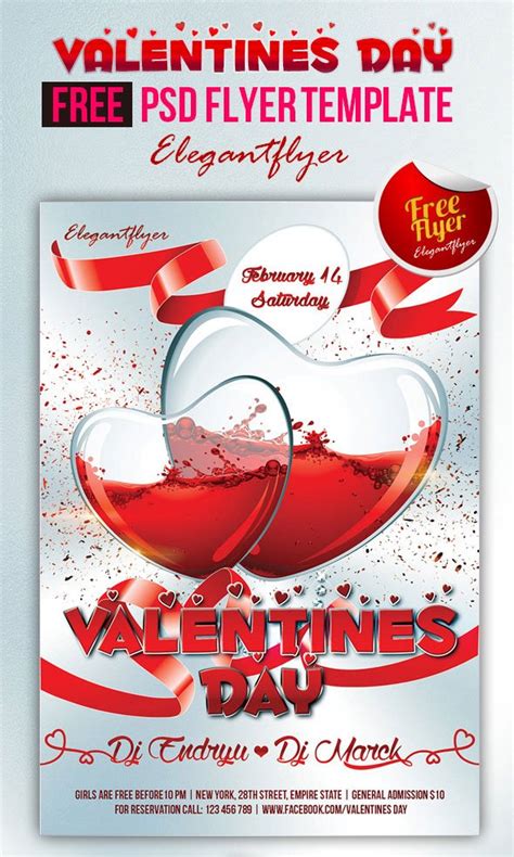 20 Valentines Day Party Flyer Psd Templates