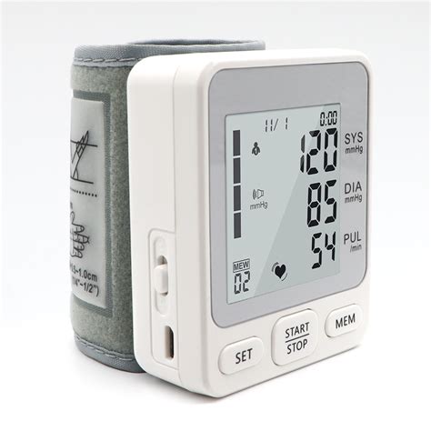 Big Lcd Screen Wrist Electronic Digital Blood Pressure Monitor China