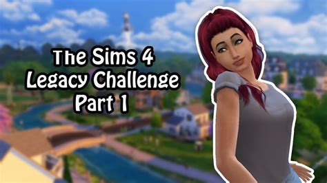Sims 4 Legacy Challenge Part 1 Youtube