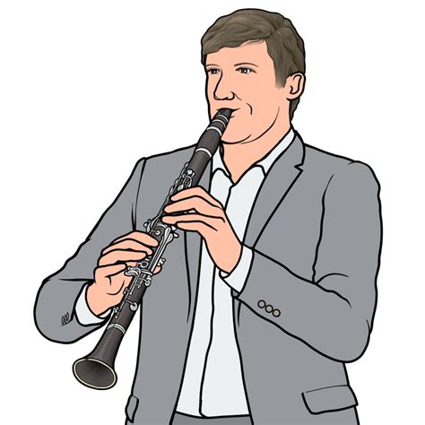 Clarinet Player Illustrations