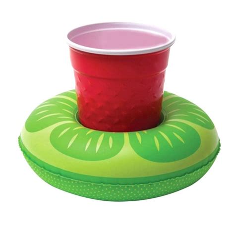 Inflatable Swimming Pool Drink Cup Holders Floats Drinks Pool Float