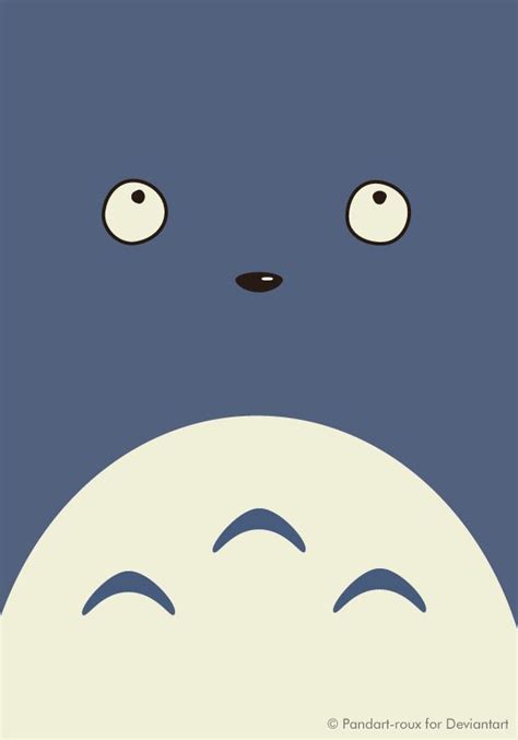 Blue Totoro My Neighbor Totoro By Pandart Roux On Deviantart With