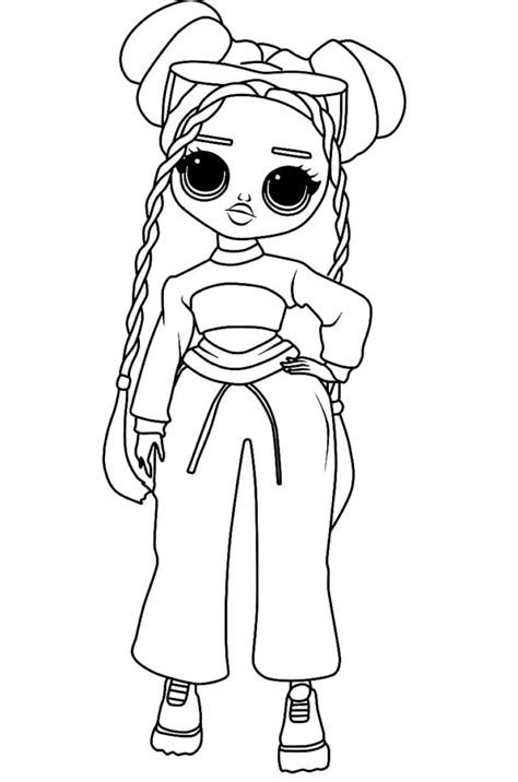 21 Lol Omg Dolls Printable Coloring Pages Lol Colorat Planse P38