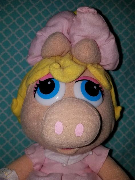 Vintage Miss Piggy Jim Hensons Muppet Babies Nanco Plush Doll 13