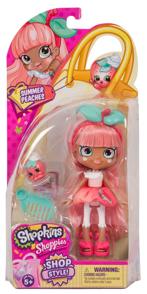 Buy Shopkins Shoppies Doll Summer Peaches At Mighty Ape Nz