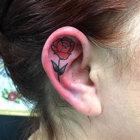 55 Excellent Mini Ear Tattoo Designs And Meanings Powerful Ideas 2019