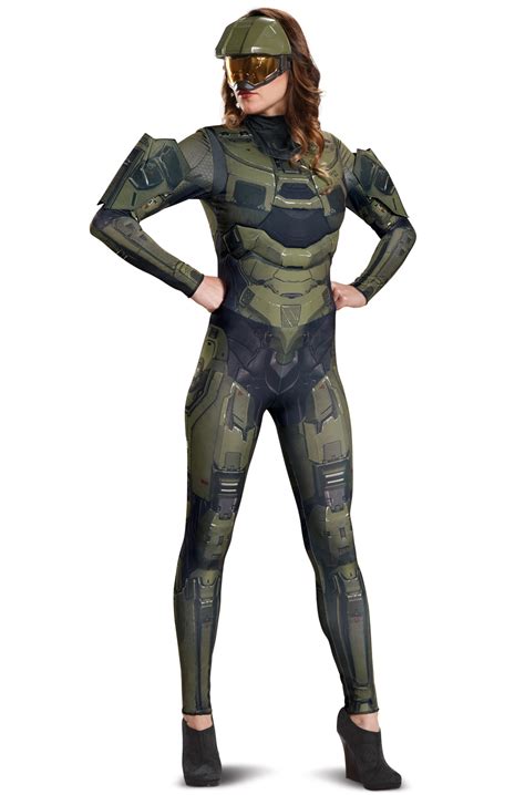 Halo Disguise Female Master Chief Deluxe Adult Costume