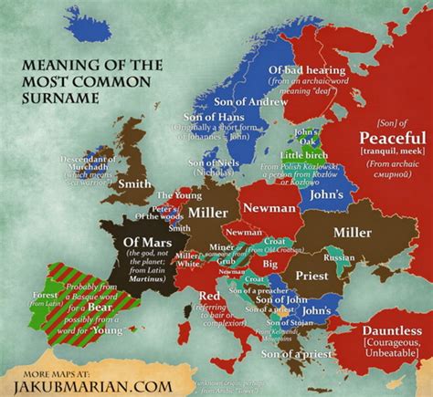 Europes Most Common Surnames Osho News