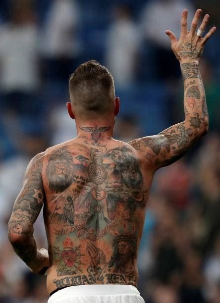 Sergio Ramos Tattoo Stock Pictures Royalty Free Photos And Images