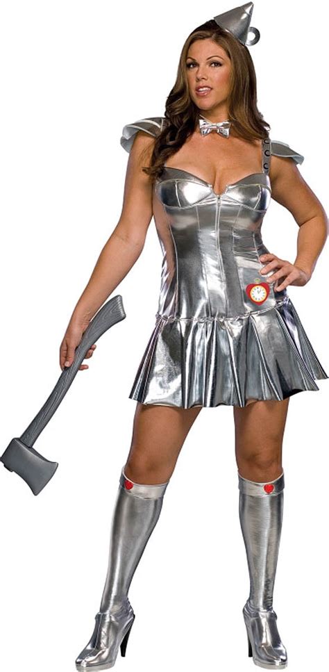 The Wizard Of Oz Sexy Tin Man Dress Costume Adult Plus