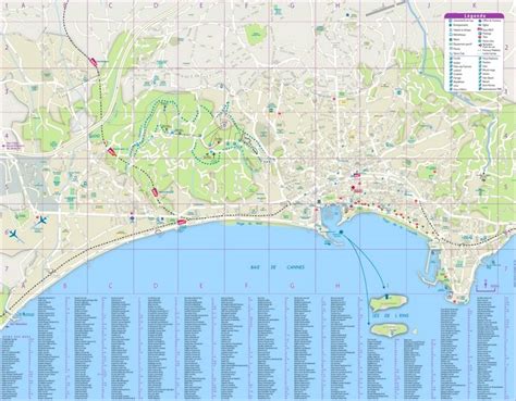Cannes Tourist Map