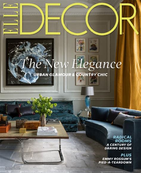 However, the walls of our home may have become a witness to many emotions, long hours of work, and have accompanied us through difficult. Elle Decor Magazine | Home Decorating Ideas - DiscountMags.com