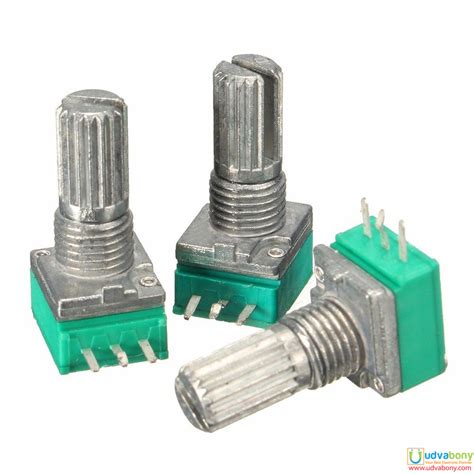 3pin 50k Ohm Linear Rotary Potentiometer Electronics