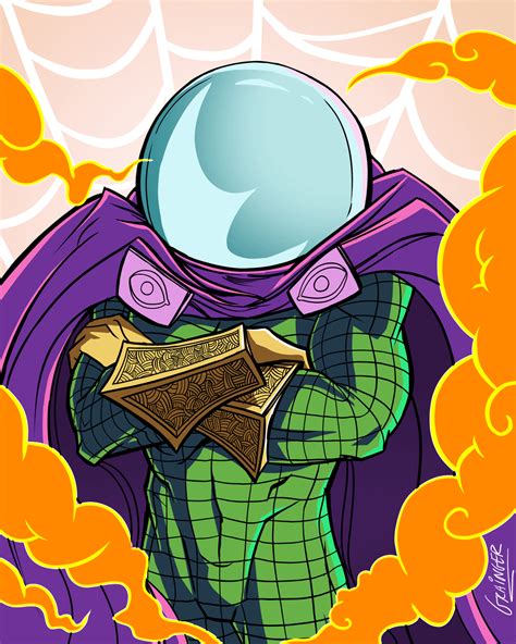 Mysterio Fanart By Me Sgraingerart On Instagramtwitter Rcomicbooks