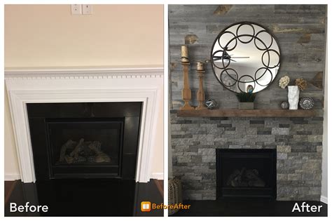 Replaced A Generic Builder Fireplace Surround Using Airstone And