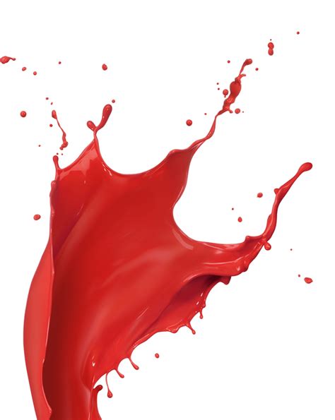 Salpicadura De Pintura Roja Pie De Página Png Transparente Stickpng