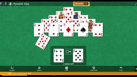 Star Clubpyramid Easy Ii Game No 1 Microsoft Solitaire Collection