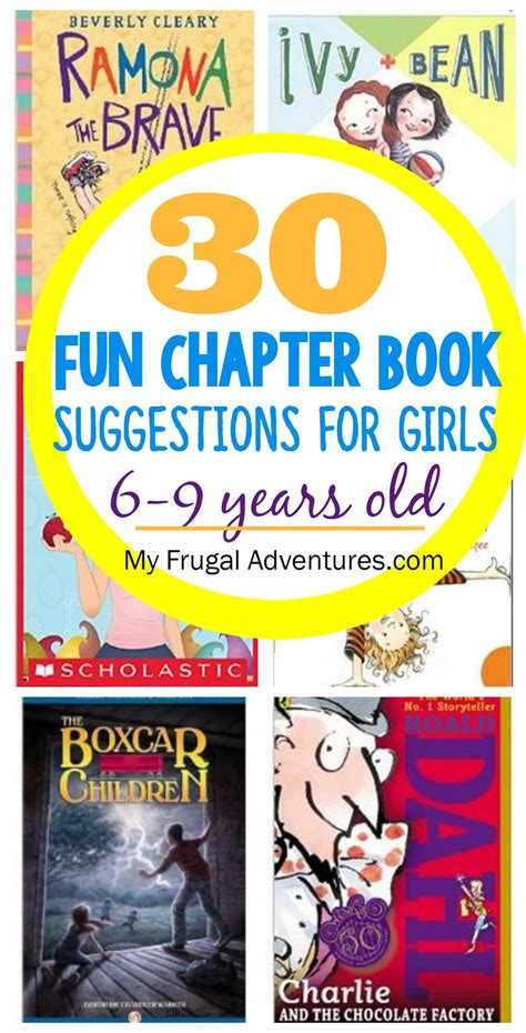 Chapter Book Suggestions for Girls 6-9 - My Frugal Adventures | Chapter books, Book suggestions ...