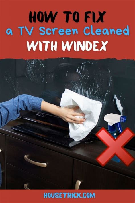 Cómo Arreglar Una Pantalla De Tv Limpia Con Windex House Trick The Bay