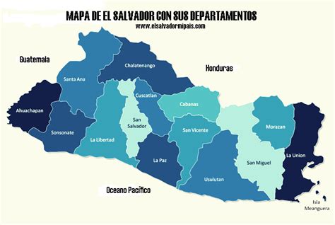 Mapas El Salvador Mi País