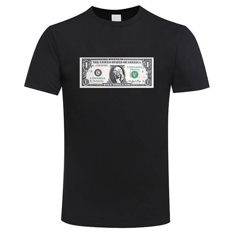 Dollar T Shirt Men Money T Shirts Printing T Shirts Funny Tees Tops Hip Hop Tshirt Cool Mens