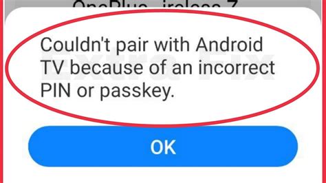 How To Fix Couldnt Pair With Name Because Of An Incorrect Pin Or