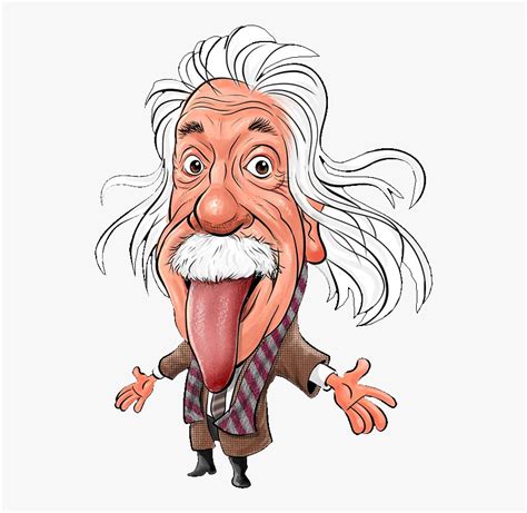 Albert Einstein Cartoon Drawing