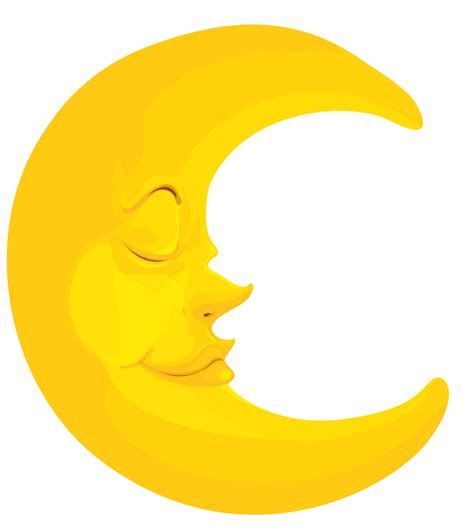 Sleeping Moon Clipart Png 20 Free Cliparts Download Images On