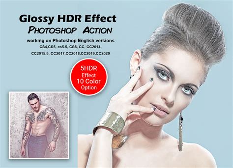 Glossy Hdr Effect Photoshop Action Filtergrade