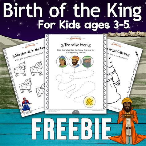 You can use them in the lesson itself or as a review or summary. FREEBIE: Birth of The King activity pack for Beginners ...
