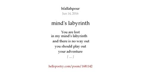 Minds Labyrinth By Hfallahpour Hello Poetry