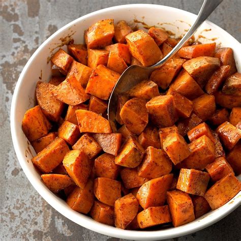Roasted Honey Sweet Potatoes Recipe Taste Of Home