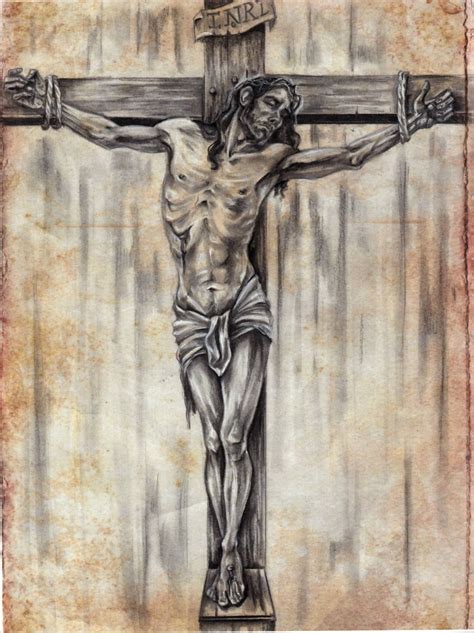 Jesus Crucified Drawing At Getdrawings Free Download