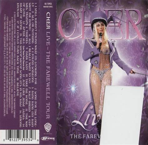 Cher Live The Farewell Tour Cassette Discogs