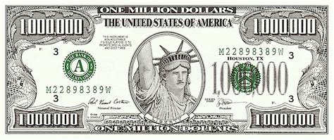 Printable Million Dollar Bill Printable Word Searches Images And Photos Finder