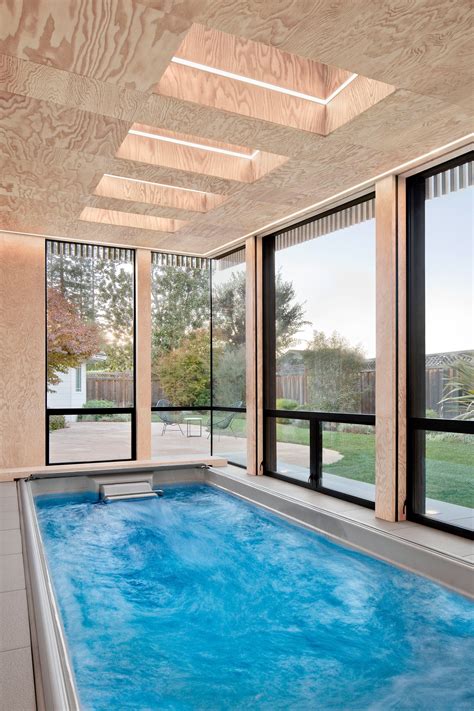 Los Altos Pool House By Framestudio Indoor Pool Design Pool Houses