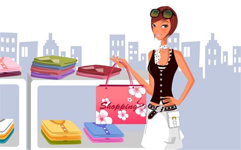 Shopping Women Wallpapers Wallpaper Cave