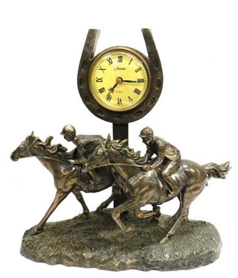 A Juliana Clock With Horse And Emporium Theodore Bruce Auctions