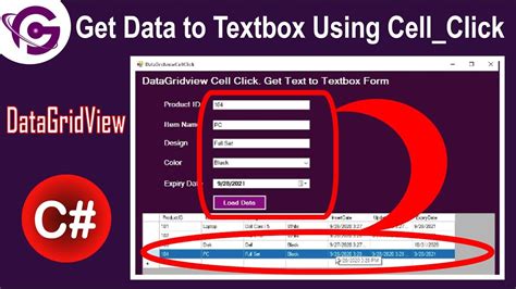 Datagridview Cellclick Event How To Get Selected Row Values From Into