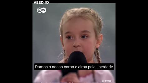 Amelia Anisovich Ukrainian Anthem With Portuguese Subtitles Youtube