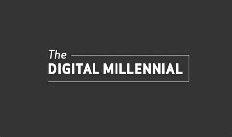 The Digital Millennial Infographic Visualistan