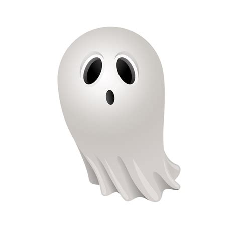 Premium Vector Halloween Ghost Icon Color Vector Illustration