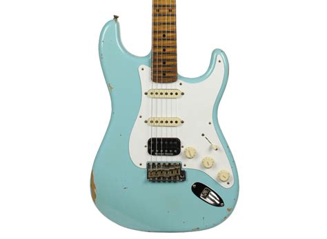 Fender Custom 1957 Stratocaster Hss Relic Daphne Blue Gino Guitars