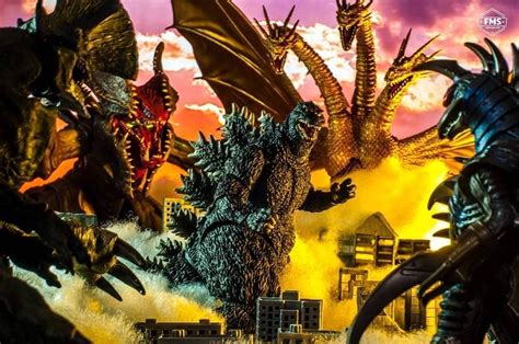 Godzilla Against The Odds Shmonsterarts Neca Godzilla Fan Art Toy