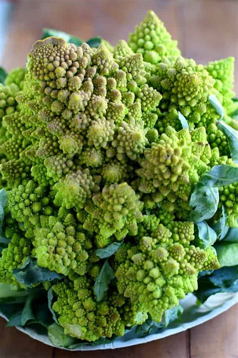 Romanesco Romanesco Is A Spiral Pattern Vegetable With Mild Flavor