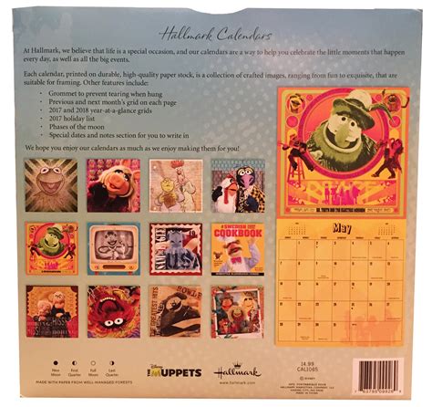Muppet Stuff The Muppets 2017 Wall Calendar By Hallmark