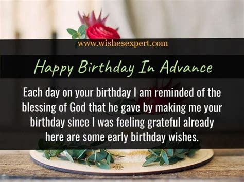55 Best Happy Early Birthday Wishes Birthday In Advance