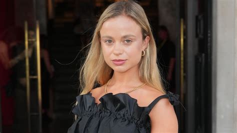 Lady Amelia Windsor Dazzles In Satin Sweetheart Mini Dress With Unique