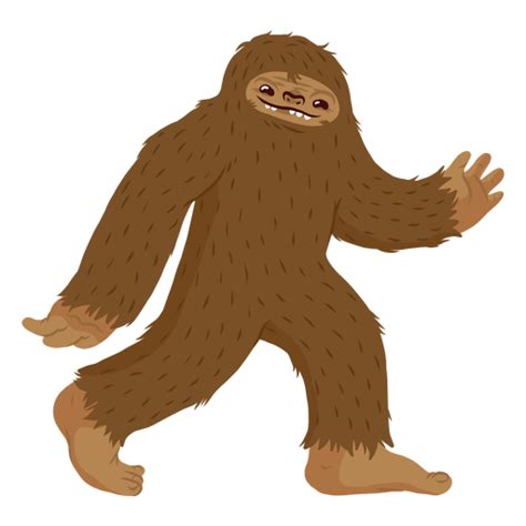 Bigfoot Walking Cartoon Png And Svg Design For T Shirts